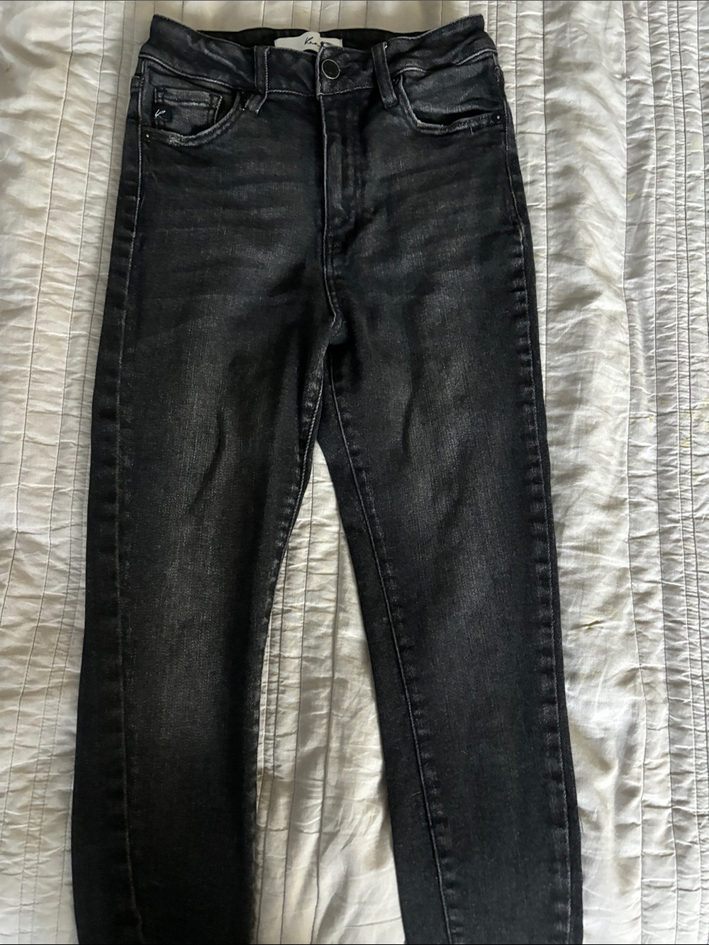 KanCan Black Washed High-Rise Skinny Jeans